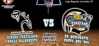 PREVIA J 13ª | 1a Nacional 2016/17 | Rincón Fertilidad Baloncesto Nerja vs CB Benahavís Costa del Sol