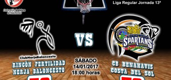 CRONICA J 13ª | 1a Nacional 2016/17 | Rincón Fertilidad Baloncesto Nerja vs CB Benahavís Costa del Sol
