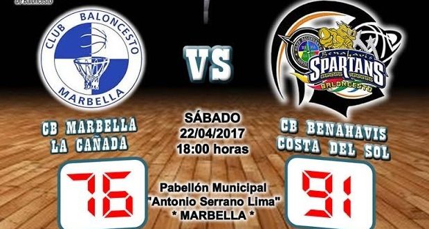 CRÓNICA J 25ª | 1a Nacional 2016/17 | CB Marbella La Cañada vs CB Benahavís Costa del Sol
