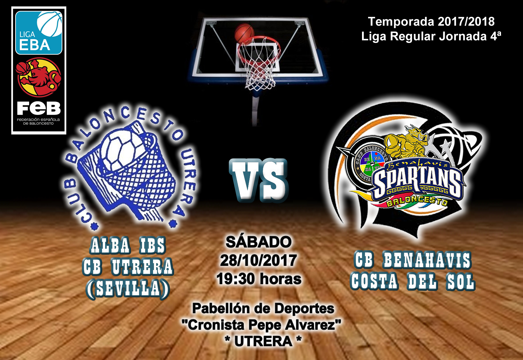 PREVIA | EBA (D-B) 17/18 | J-4ª > Alba IBS CB Utrera (Sevilla) vs CB Benahavís Costa del Sol