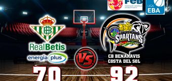 CRONICA | EBA (D-B) 17/18 | J-8ª > Real Betis Energia Plus (Sevilla) vs CB Benahavís Costa del Sol