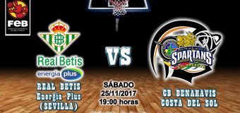 PREVIA | EBA (D-B) 17/18 | J-8ª > Real Betis Energia Plus (Sevilla) vs CB Benahavís Costa del Sol