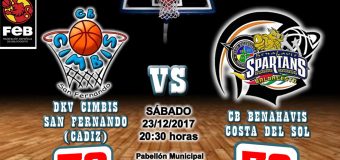 CRONICA | EBA (D-B) 17/18 | J12ª > DKV Cimbis San Fernando (Cádiz) vs CB Benahavís Costa del Sol