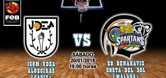PREVIA | EBA (D-B) 17/18 | J-14ª > ICOM UDEA Algeciras (Cádiz)  vs  CB Benahavís Costa del Sol