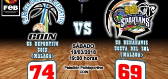 CRONICA | EBA (D-Permanencia) 17/18 | J-11ª > CB Deportivo Coin vs CB Benahavís Costa del Sol