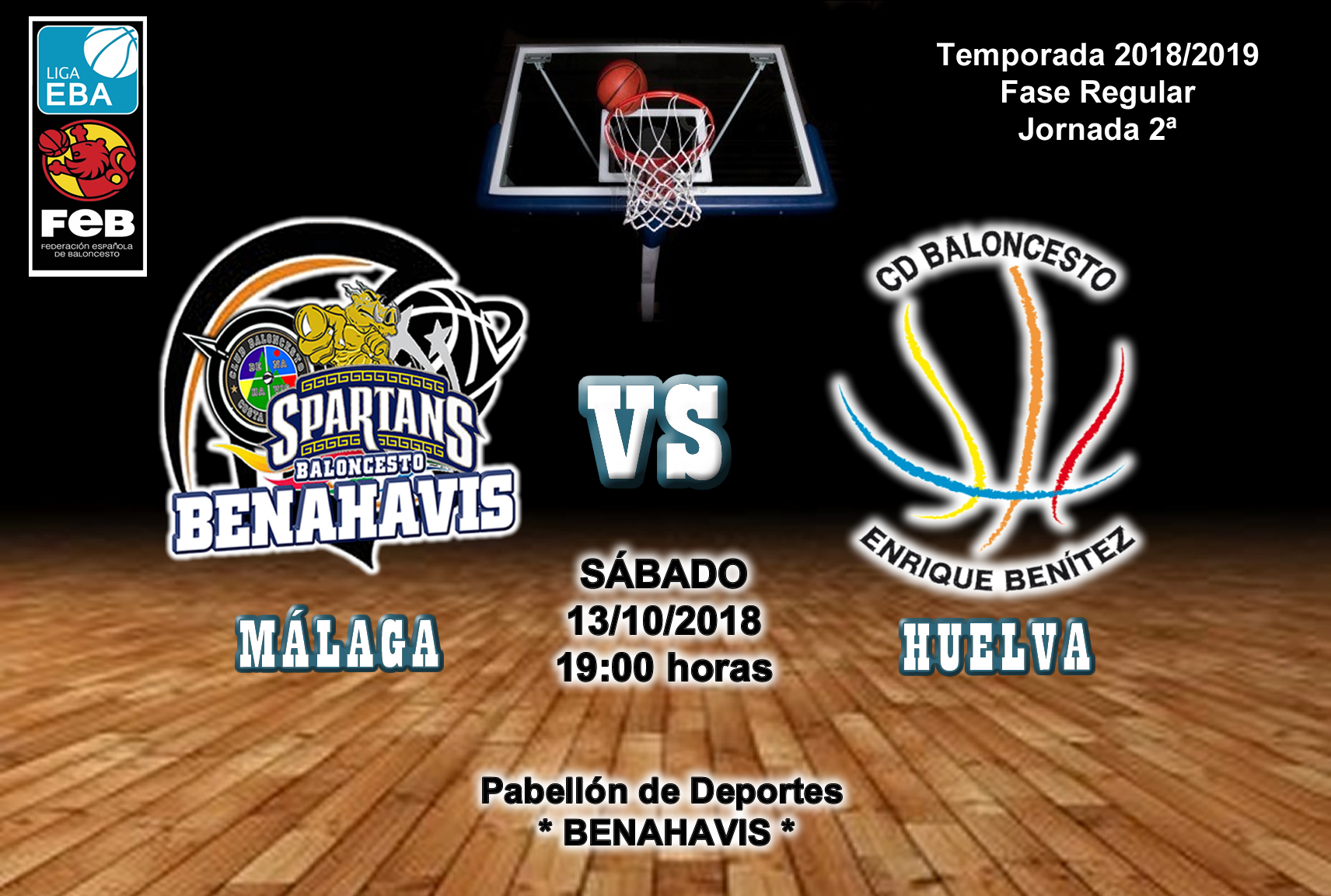 PREVIA | EBA (D-B) 18/19 | J-2ª > CB Benahavís Costa del Sol vs KRYPTEIA Capital Huelva
