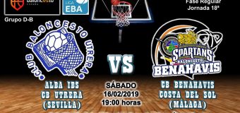 PREVIA | EBA (D-B) 18/19 | J-18ª > Alba IBS CB Utrera (Sevilla) vs CB Benahavís Costa del Sol