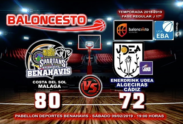 CRONICA | EBA (D-B) 18/19 | J-17ª > CB Benahavís Costa del Sol vs EnerDrink UDEA Algeciras (Cádiz)