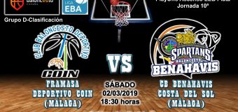 PREVIA EBA D 18/19> PlayOffs Ascenso Leb Plata | J-10ª > Framasa Deportivo Coin vs CB Benahavís Costa del Sol