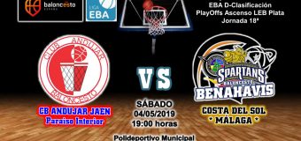 PREVIA EBA D 18/19> PlayOffs Ascenso Leb Plata | J-18ª > CB Andújar Jaén Paraiso Interior
