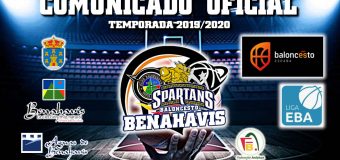 CB BENAHAVIS COSTA DEL SOL formaliza su inscripción en Liga EBA, Temporada 2019-2020