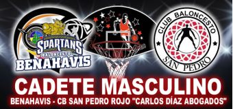 Empieza la Fase “ORO” para el equipo Cadete Masculino “Benahavis-CB San Pedro Rojo Carlos Díaz Abogados”
