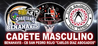 Empieza la Fase «ORO» para el equipo Cadete Masculino «Benahavis-CB San Pedro Rojo Carlos Díaz Abogados»
