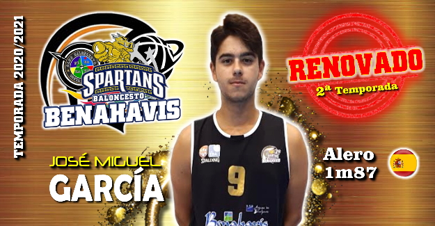 🏀🚨CB BENAHAVIS COSTA DEL SOL TEMPORADA 2020-2021 – LIGA E.B.A. RENOVACIÓN DEL JUGADOR >> JOSE MIGUEL GARCÍA