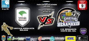 PREVIA | EBA (D-A) 20/21 | J-10ª > Unicaja Andalucía vs CB Benahavís Costa del Sol