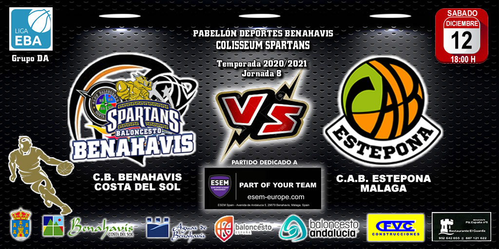 PREVIA | EBA (D-A) 20/21 | J-8ª > CB Benahavís Costa del Sol vs CAB Estepona
