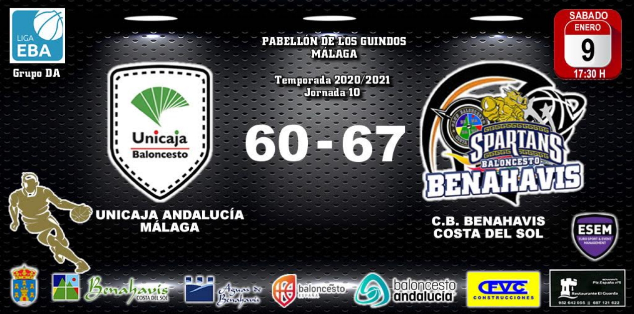 CRONICA | EBA (D-A) 20/21 | J-10ª > Unicaja Andalucía vs CB Benahavís Costa del Sol