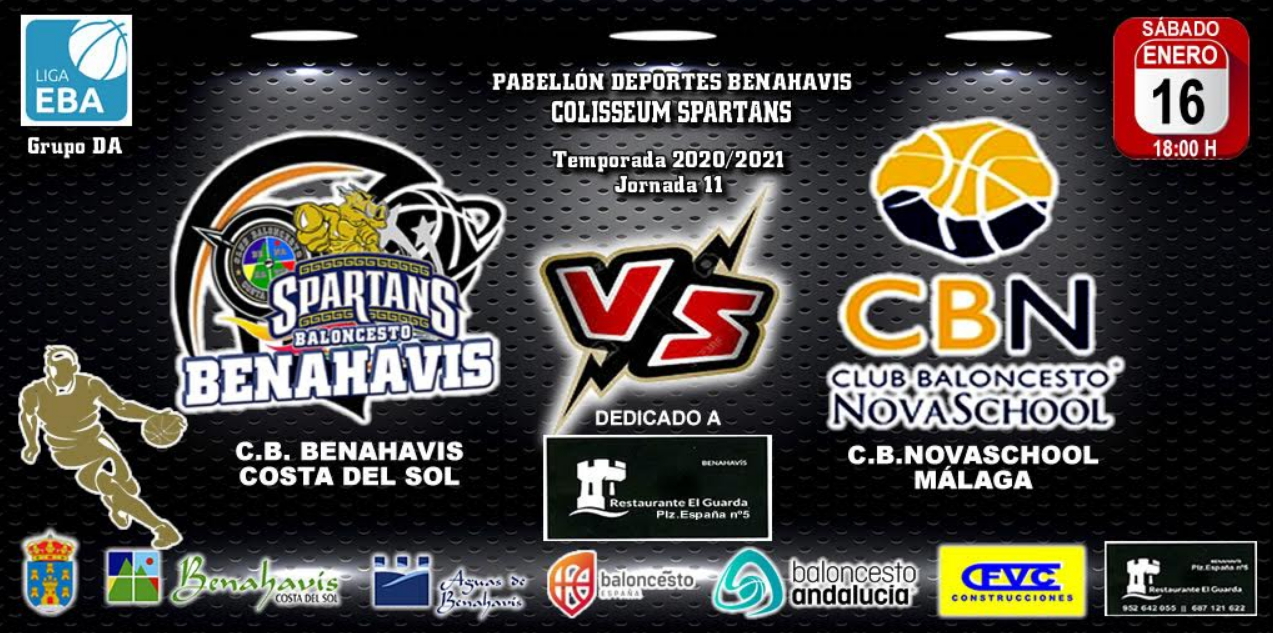 PREVIA | EBA (D-A) 20/21 | J-11ª > CB Benahavís Costa del Sol vs Novaschool Málaga