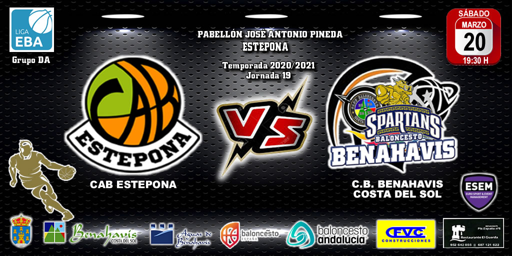 PREVIA | EBA (D-A) 20/21 | J-19ª > CAB Estepona vs CB Benahavís Costa del Sol