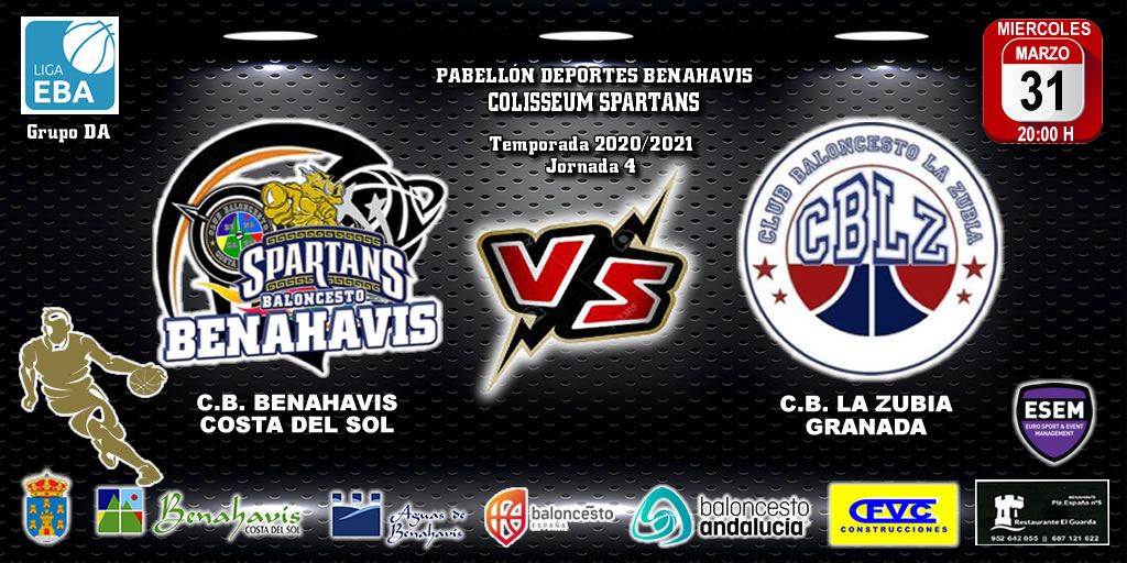 PREVIA | EBA (D-A) 20/21 | J-4ª > CB Benahavís Costa del Sol vs CB La Zubia (Granada)