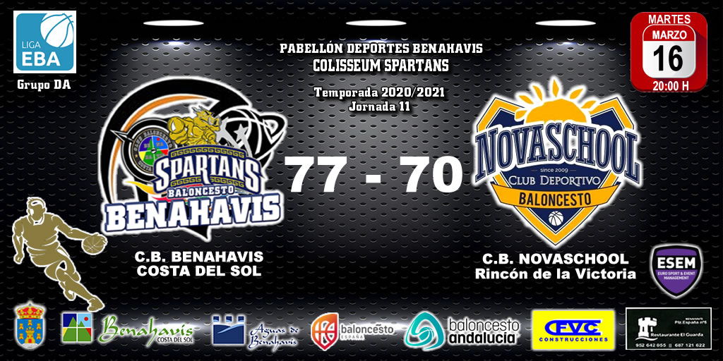CRÓNICA| EBA (D-A) 20/21 | J-11ª > CB Benahavís Costa del Sol vs CB Novaschool (Rincón de la Victoria)