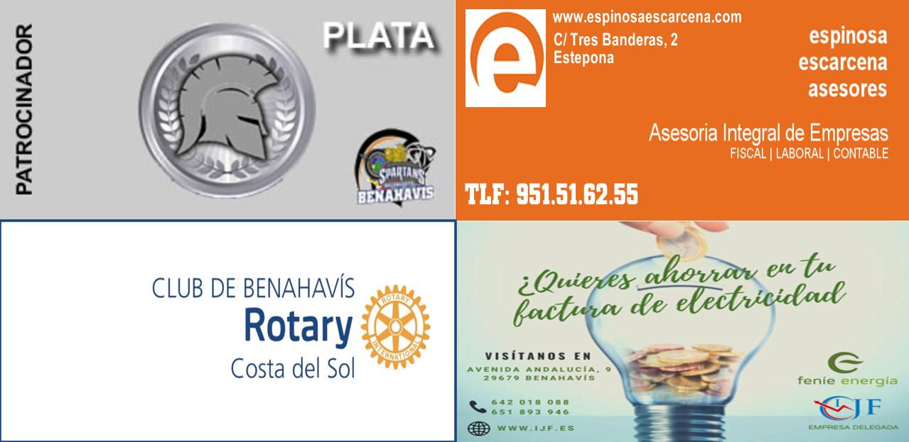 Agradecimiento a todos los «Patrocinadores Plata» que han continuado durante esta temporada 2020/2021 para ayudar al Club