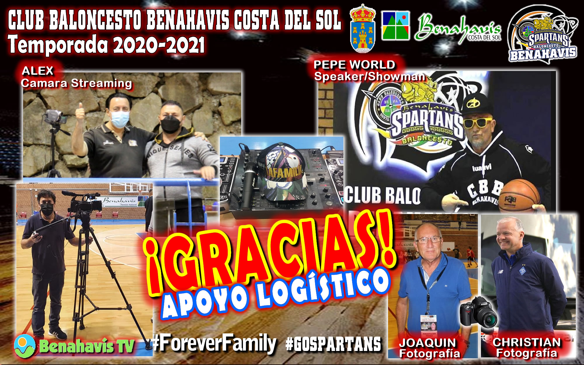 GRACIAS AL APOYO LOGISTICO TEMPORADA 2020-2021