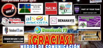 GRACIAS A LOS MEDIOS DE COMUNICACIÓN TEMPORADA 2020-2021