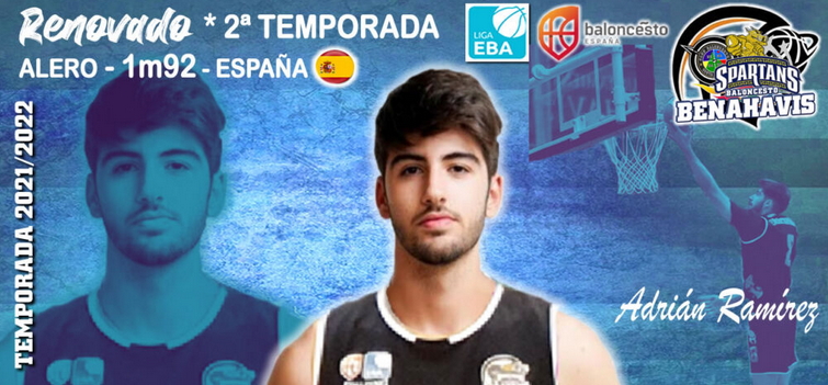 Temp. 2021-2022 – LIGA EBA, RENOVACIÓN Jugador >> ADRIÁN RAMÍREZ