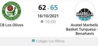Victoria del Junior Masculino “Avatel Marbella Basket Turquesa – CB Benahavís” en la primera jornada frente a Los Olivos por 62 a 65