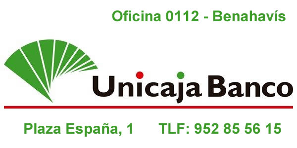 Agradecimiento especial para la entidad Unicaja Banco de Benahavís por su colaboración y servicios