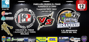 🚨⛹🏀 PREVIA | EBA (D-A) T21/22 | J-20ª | COLEGIO EL PINAR VS CB BENAHAVÍS COSTA DEL SOL