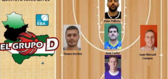 🚨⛹🏀 Nuevamente un jugador del CB Benahavis en el quinteto ideal de Liga EBA D, Jornada 21ª, Temp. 2021/22, Evan Pellerin