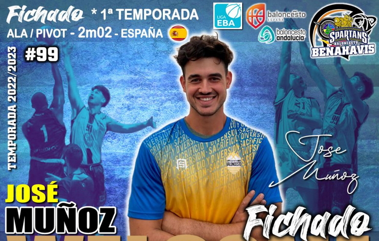TEMP. 2022/2023 – LIGA EBA – FICHAJE Jugador >> JOSÉ ANTONIO MUÑOZ