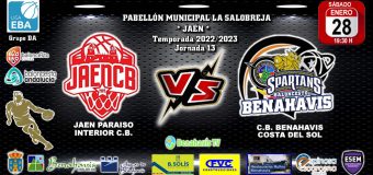 🚨⛹🏀 PREVIA | EBA (DA) T22/23 | J-13ª | JAEN PARAISO INTERIOR CB vs CB BENAHAVÍS COSTA DEL SOL