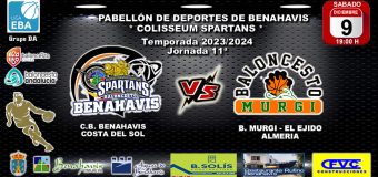 🚨⛹🏀 PREVIA | EBA (DA) T23/24 | J11ª | CB BENAHAVÍS COSTA DEL SOL vs BALONCESTO MURGI (EL EJIDO – ALMERIA)