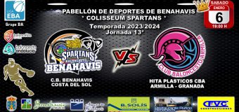 🚨⛹🏀 PREVIA | EBA (DA) T23/24 | J13ª | CB BENAHAVÍS COSTA DEL SOL vs HITA PLASTICOS CBA ARMILLA (GRANADA)