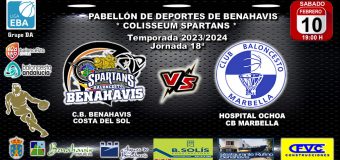 🚨⛹🏀 PREVIA | EBA (DA) T23/24 | J18ª | CB BENAHAVÍS COSTA DEL SOL vs HOSPITAL OCHOA CB MARBELLA