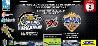 🚨⛹🏀 PREVIA | EBA (DA) T23/24 | J-21ª | CB BENAHAVIS COSTA DEL SOL vs CB NOVASCHOOL RINCON DE LA VICTORIA