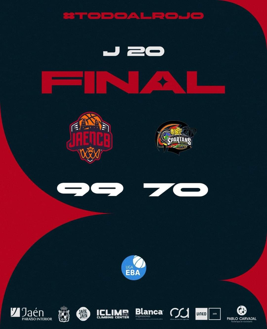 🚨⛹🏀CRONICA | EBA (DA) T23/24 | J-20ª | JAEN PARAISO INTERIOR CB vs CB BENAHAVIS COSTA DEL SOL