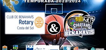 🚨⛹🏀 CAMPAÑA DE PATROCINIOS TEMP. 23/24 – Agradecimientos a la asociación benéfica “ROTARY CLUB DE BENAHAVÍS COSTA DEL SOL”, por seguir unidos al Proyecto del CB Benahavís Costa del Sol