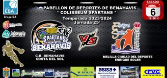 🚨⛹🏀 PREVIA | EBA (DA) T23/24 | J25ª | CB BENAHAVÍS COSTA DEL SOL vs MELILLA CIUDAD DEL DEPORTE “ENRIQUE SOLER”