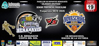 🚨⛹🏀 PREVIA | SENIOR PROVINCIAL MASC. T24/25 | J3ª | CB BENAHAVÍS COSTA DEL SOL vs CB NOVASCHOOL RINCON DE LA VICTORIA