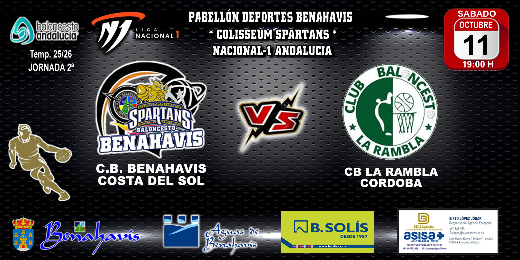 NACIONAL N1 MASC. T25/26 | J2ª | Estreno como local para el CB Benahavís